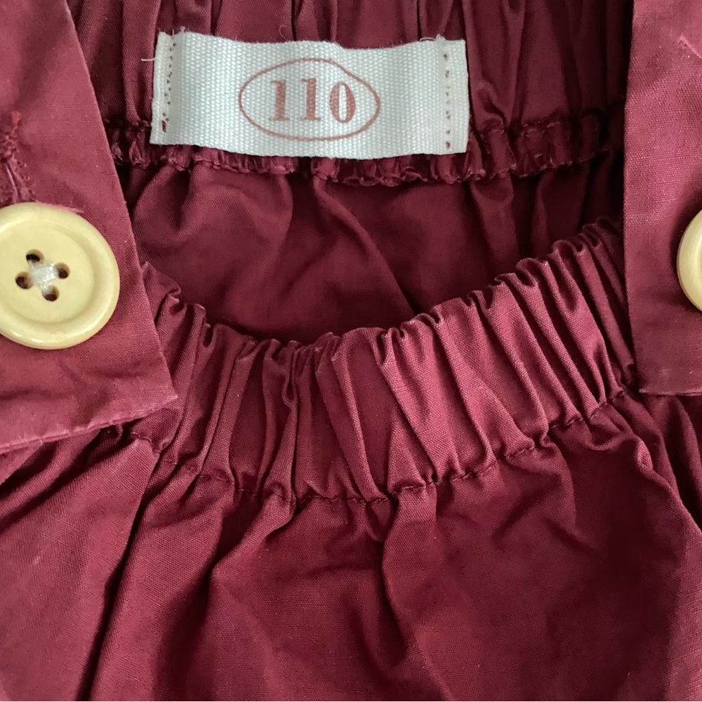 Girls pinafore ruffle strap suspender skirt (size 3-4 years) - Picture 3 of 3